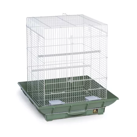 Prevue Pet Products Clean Life Cockatiel Bird Cage Green Pet Bird Cages