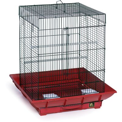 Prevue Pet Products Clean Life Cockatiel Bird Cage, Red -  SP850R/B