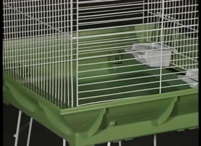 Image showing  Clean Life Cockatiel Bird Cage, Red
