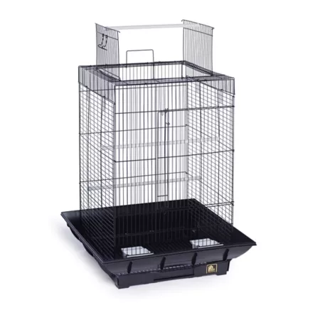 Prevue Pet Products Clean Life Bird Cage with Play Top Black Pet Bird Cages