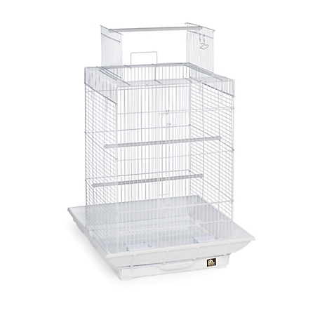 Prevue Pet Products Clean Life Play Top Bird Cage, White