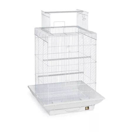 Prevue Pet Products Clean Life Bird Cage with Play Top White Pet Bird Cages