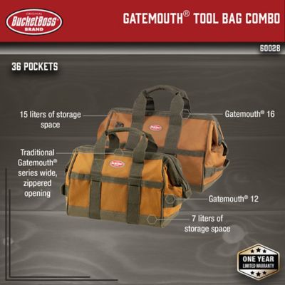 Image showing  20-1/2 in. Gatemouth Combo Tool Bags
