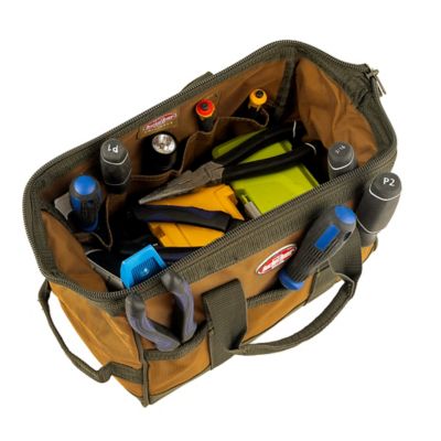 Image showing 5 th Bucket Boss 20-1/2 in. Gatemouth 12 and 16 Combo Tool Bags, 2 pk.