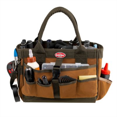 Bucket Boss 16 in. Gatemouth Soft Tool Bag