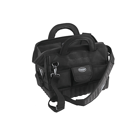Bucket Boss - Pro Gatemouth 14 Tool Bag, Tool Bags - Professional Series  (64014), Black, 14