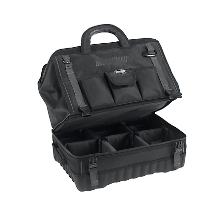 Bucket Boss Pro Box 18 Black Polyester 18-in Tool Tote in the Tool Bags  department at