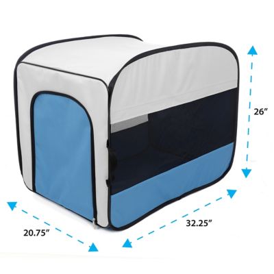Image showing 6 th Ware Pet Products Twist-N-Go Nylon Pet Kennel, 31 in.