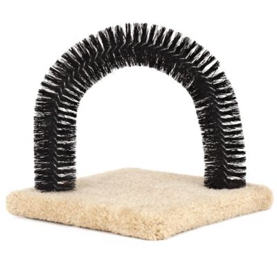 Cat brush outlet scratcher