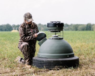 Image showing  250 lb. Roto-Molded HDPE Capsule Game Feeder