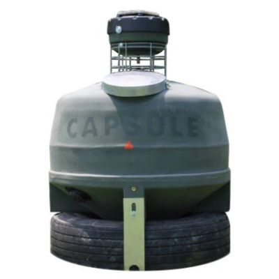 Image showing  800 lb. Roto-Molded HDPE Capsule Game Feeder
