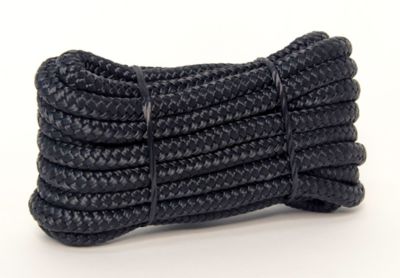 Image showing  3/8 in. x 15 ft. Nylon Double Diamond Braid Marine Dock Line