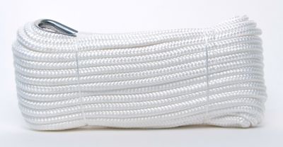 Mibro 3/8 in. x 100 ft. Nylon Double Diamond Braid Marine Anchor Line