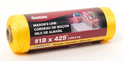 Image showing  425 ft. #18 Gold Twisted Polypropylene Mason's Line