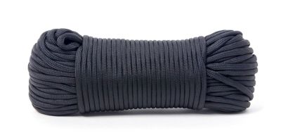 Image showing  5/32 in. x 100 ft. Polyester Paracord 550BLZ, Black