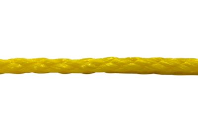 Image showing  3/8 in. x 50 ft. Yellow Hollow Core Polypropylene Rope