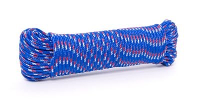 Image showing  3/16in x 100 ft. Diamond Braid Polypropylene Assorted