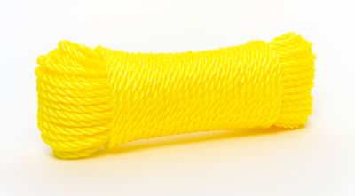 Mibro 1/4 in. x 100 ft. Yellow Twisted Polypropylene Rope