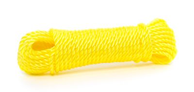 Image showing Mibro 1/4in x 50 ft. PP Twisted, Yellow Hank