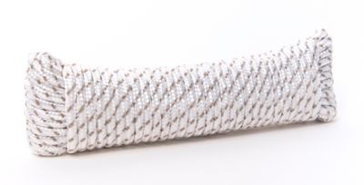 Mibro 1/4 in. x 50 ft. White/Gray Diamond Braid Polyester