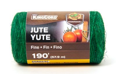 Image showing Mibro Fine x 190 ft. Jute Twine, Green