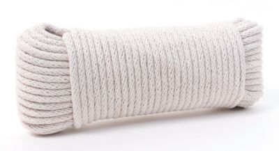 Mibro 1/4 in. x 100 ft. Smooth Braid Cotton Rope