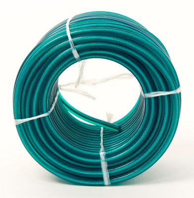 Image showing  5/32 in. x 50 ft. PVC Coat Wire, Green Clothsline