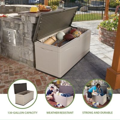 Image showing  Outdoor Storage Deck Box (130 Gallon)