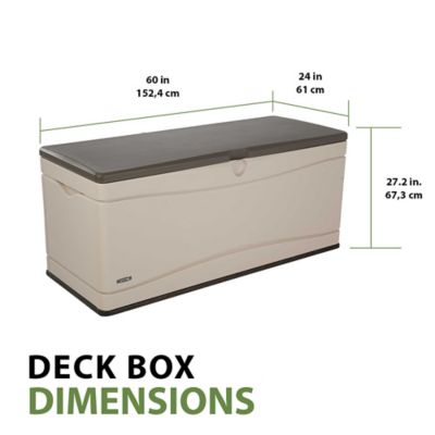 Image showing 6 th Lifetime Outdoor Storage Deck Box (130 Gallon)