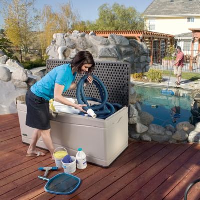 Image showing 7 th Lifetime Outdoor Storage Deck Box (130 Gallon)