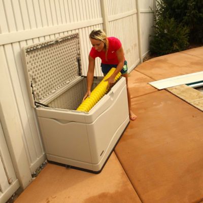 Image showing 6 th Lifetime 80 gal. Outdoor Deck Storage Box