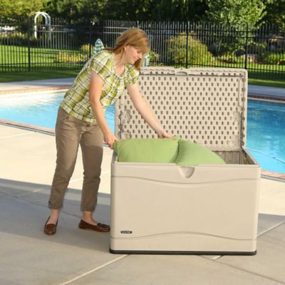Image showing 7 th Lifetime 80 gal. Outdoor Deck Storage Box