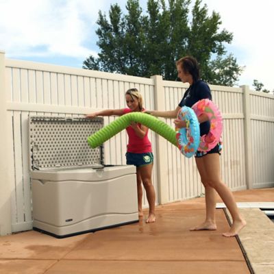 Image showing 8 th Lifetime 80 gal. Outdoor Deck Storage Box