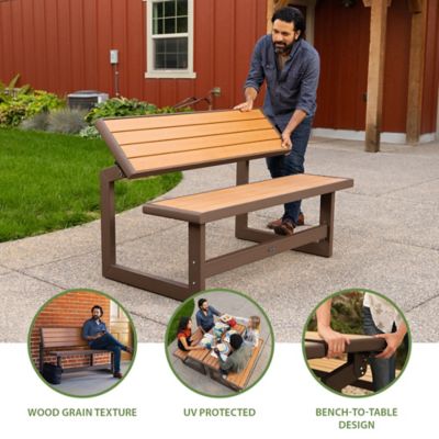 Image showing  Convertible Weather-Resistant Bench