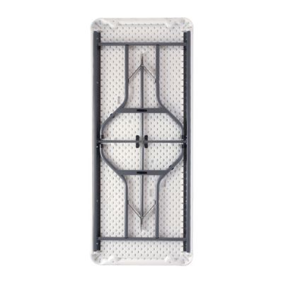 Image showing 8 th Lifetime 6 ft. Commercial Folding Table, White Granite