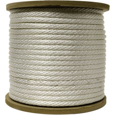 Solid Braid Nylon Rope - 1/4 Inch