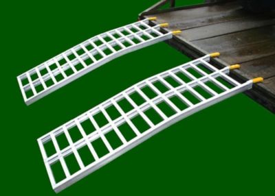 Image showing  3,600 lb. Capacity UTV/Zero Turn Loading Panel, 21 in. x 64 in., 3 in. Arch, 3 in. Rung