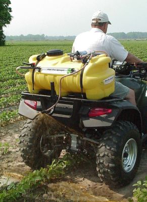 Image showing  Great Day Plot-Pro ATV Boomless Sprayer Kit with 15 ft. Tip, H-Bracket, J-Bar, Nozzle and Hose