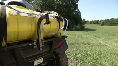 Image showing  Great Day Plot-Pro ATV Boomless Sprayer Kit with 15 ft. Tip, H-Bracket, J-Bar, Nozzle and Hose