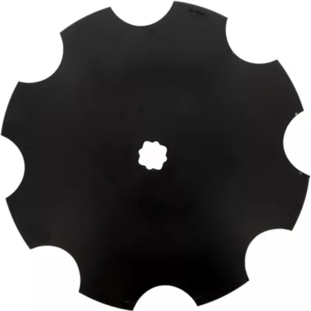 18" x 3.5mm Notched Edge Disc Blade 9 Gauge 1" Square x 1-1/8" Square Axle Size Attachment Parts & Accessories