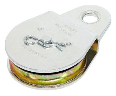 Image showing  Hardware Essentials 2-1/2 in. Single Fixed Pulley, Zinc Plated