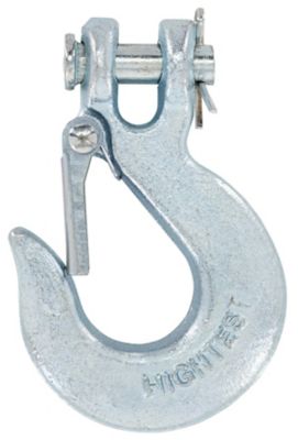 Hillman Hardware Essentials 1/4 in. Clevis Slip Hook with Latch, Forged Steel, Grade 43