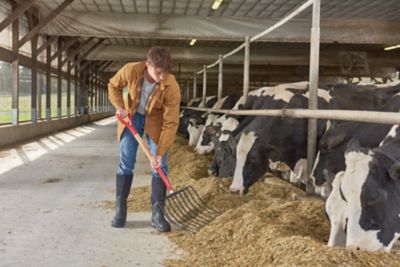 Image showing  15.33 in. Steel Ensilage Mulch/Manure Fork with Armor D-Grip, 10 Tine