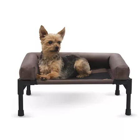 K&H Pet Products Pet Bed with Original Raised Bolster Elevated & Cooling Beds