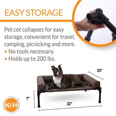 Image showing  Original Elevated Cot Bolster Pet Bed