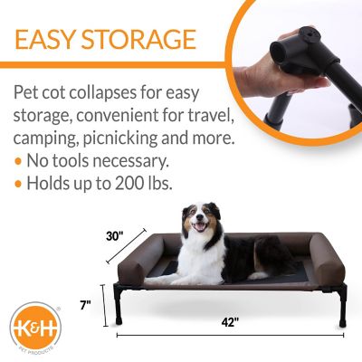Image showing  Original Elevated Cot Bolster Pet Bed