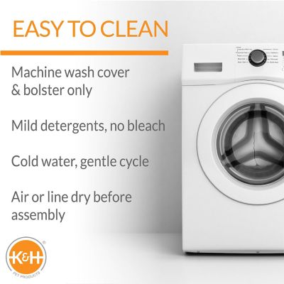 Image showing 6 th K&H Pet Products Original Elevated Cot Bolster Pet Bed