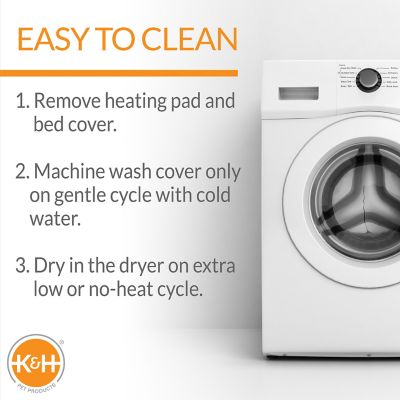 Image showing  Thermo-Kitty Fashion Splash Large Cat Bed, Blue