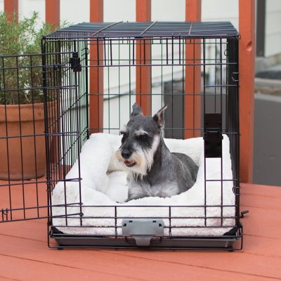 K&H Pet Products Deluxe Small Natural Dog Crate Pad Bolster Mat, Small 20 x 25 Inches