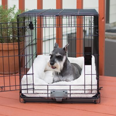 K&H Pet Products Deluxe Small Natural Dog Crate Pad Bolster Mat, Small, 20 in. x 25 in.